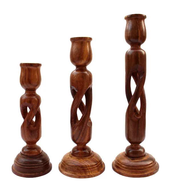 Wood_Decorative_Candle_Holder_Stand_Set_Of_3